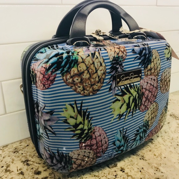 jessica simpson pineapple suitcase